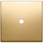 VIMAR - Placca 2 Moduli Comando Tondo Metallo Oro 22682.RN.1.82