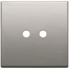 VIMAR - Placca 2 Moduli Comandi Tondo Metallo Nichel Spazzolato 22682.RN.2.11