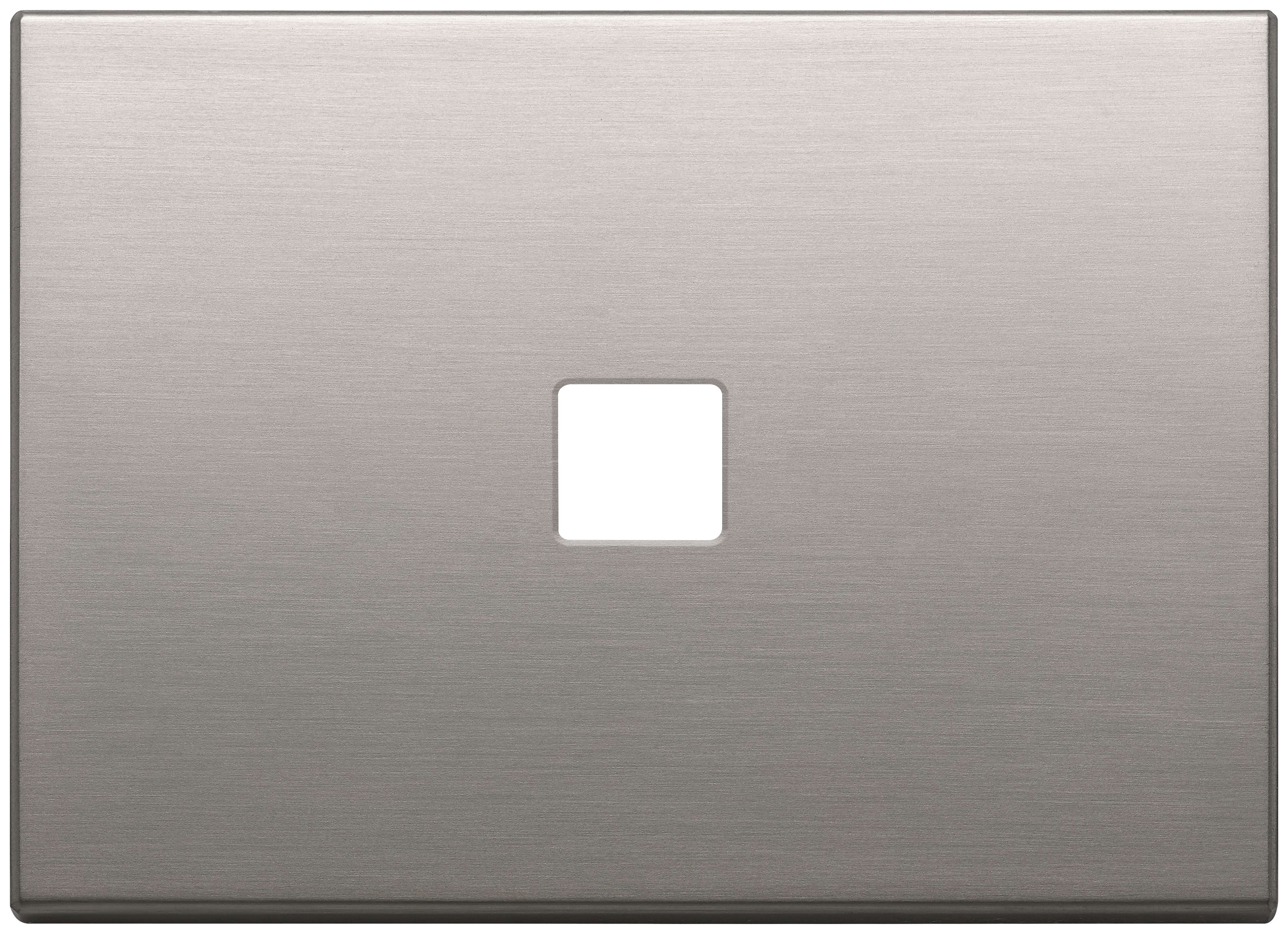 VIMAR - PLACCA 3MX1 FLAT NICHEL SPAZZOLATO 22683.1.11