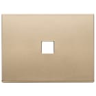 VIMAR - PLACCA 3MX1 FLAT ORO SATINATO