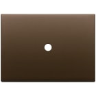 VIMAR - Placca 3 Moduli Comando Tondo Metallo Bronzo Scuro Spazzolato Installare Copriforo 21041 Corrispondenza Sedi Libere Apparecchi