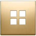 VIMAR - PLACCA 2MX4 FLAT ORO 22692.82