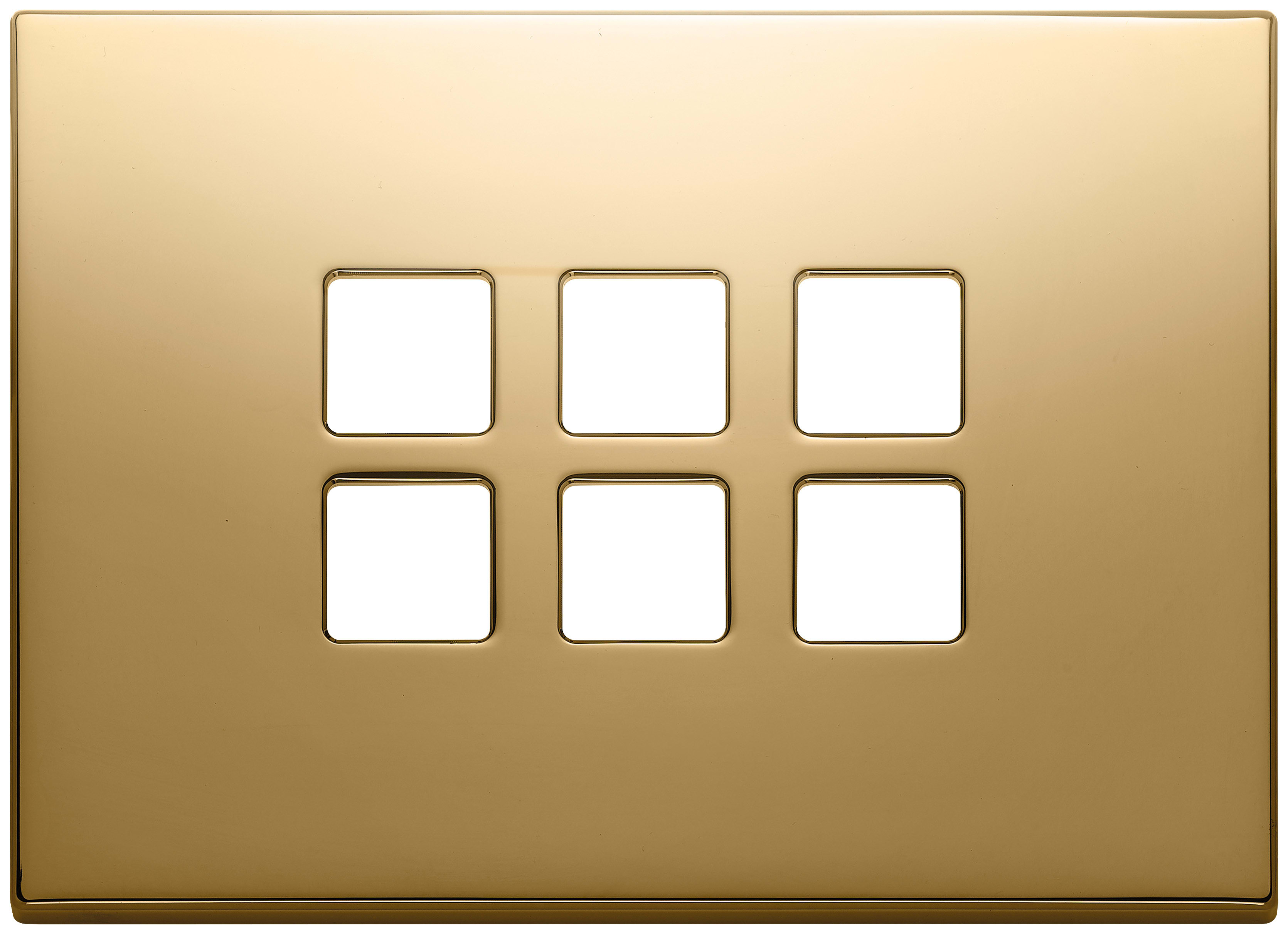 VIMAR - PLACCA 3MX6 FLAT ORO 22693.82
