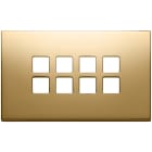 VIMAR - PLACCA 4MX8 FLAT ORO 22694.82