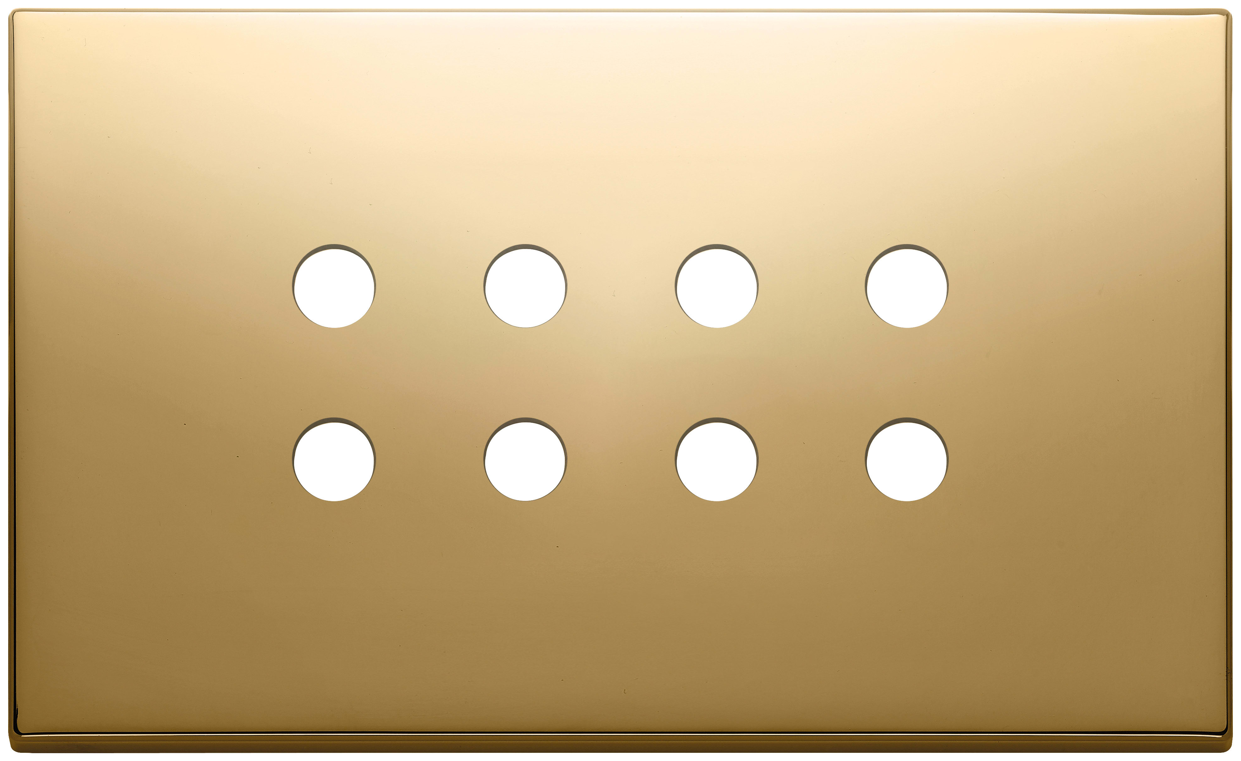 VIMAR - Placca 4 Moduli Oro per Otto Comandi Domotici/Knx 22694.RN.82