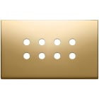 VIMAR - Placca 4 Moduli Oro per Otto Comandi Domotici/Knx 22694.RN.82