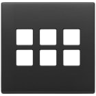 VIMAR - PLACCA 3MX6 BS FLAT GRIGIO ANTRACITE 22695.03