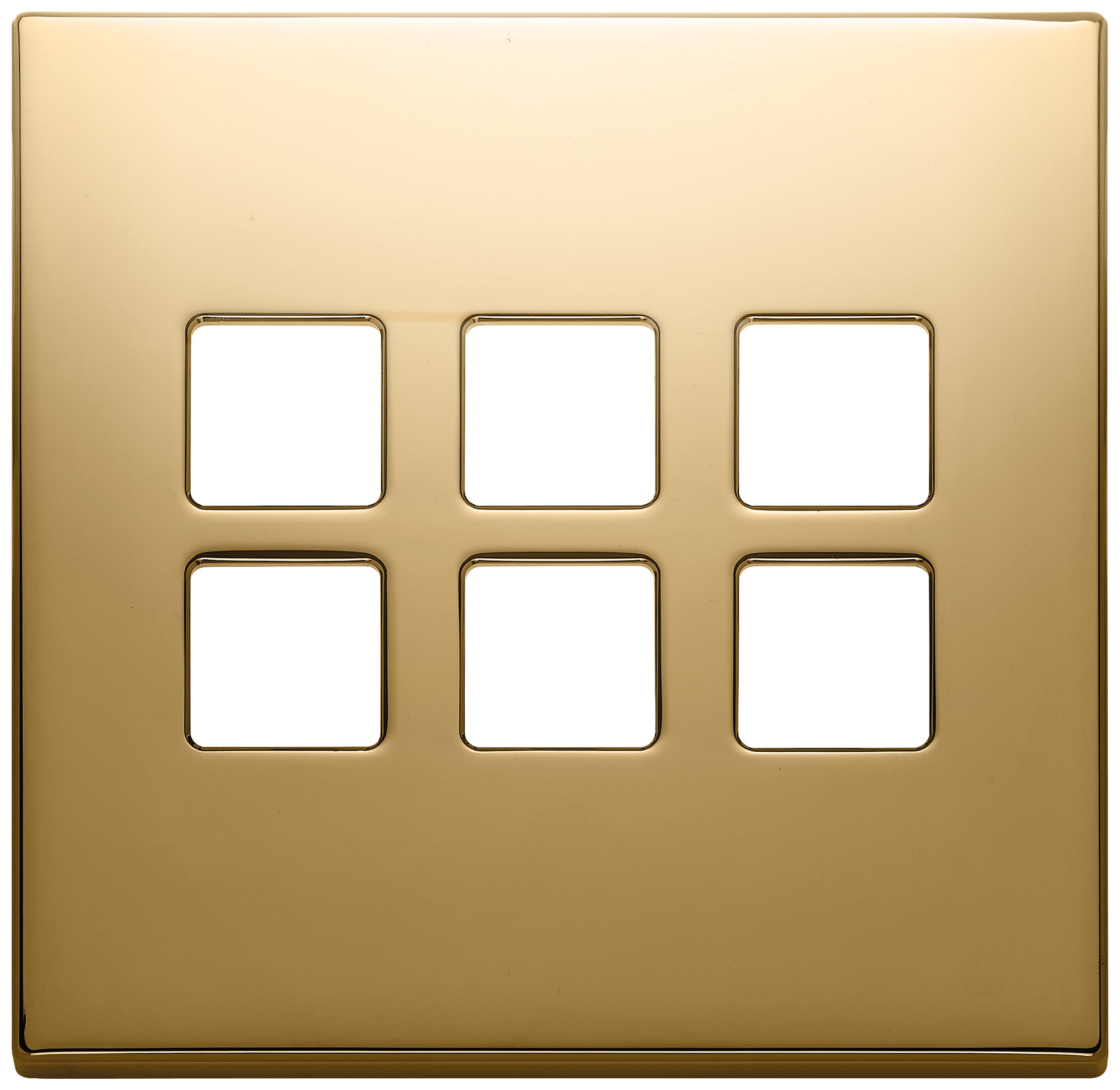 VIMAR - PLACCA 3MX6 BS FLAT ORO 22695.82