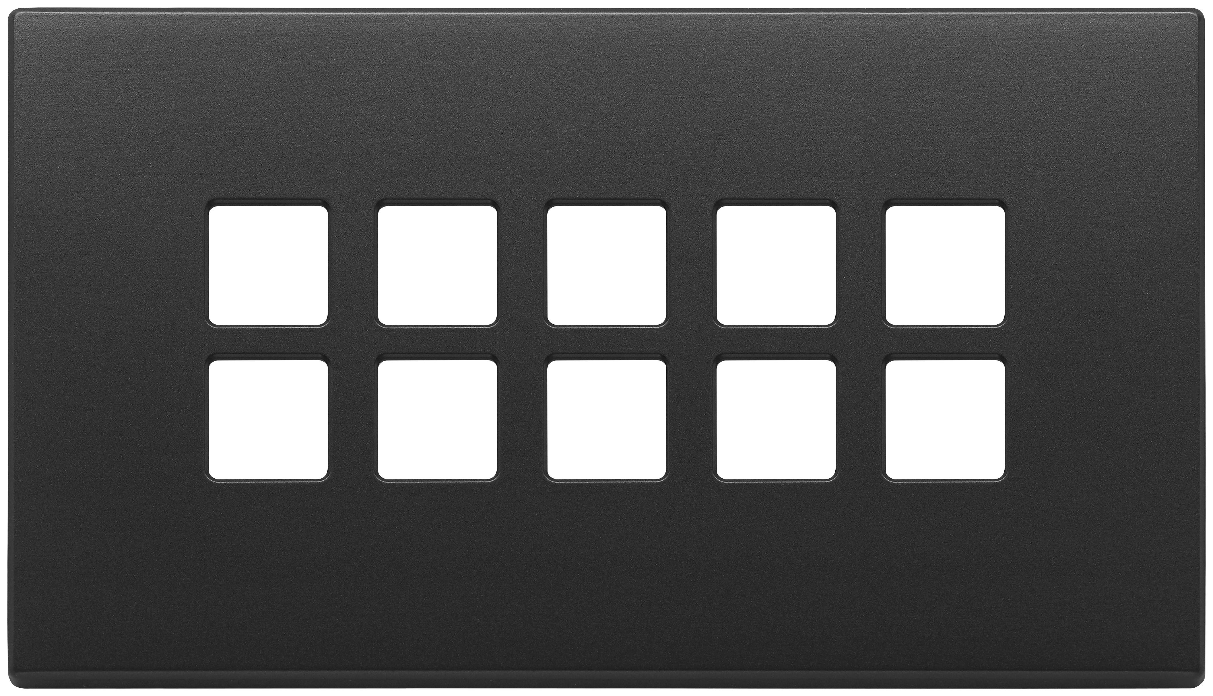 VIMAR - PLACCA 5MX10 BS FLAT GRIGIO ANTRACITE