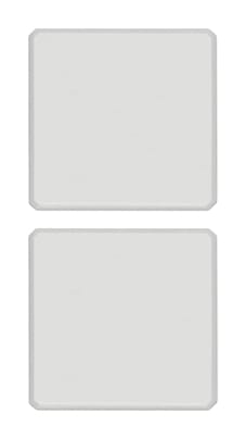 VIMAR - Due Tasti Flat Intercambiabili Senza Simboli Bianco Matt 22751.0.01