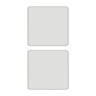 VIMAR - Due Tasti Flat Intercambiabili Senza Simboli Bianco Matt