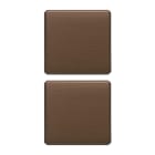 VIMAR - DUE TASTI FLAT NO SIMBOLI BRONZO