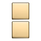 VIMAR - DUE TASTI FLAT NO SIMBOLI ORO