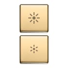 VIMAR - DUE TASTI FLAT DIMMER ORO