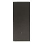 VIMAR - Devaitore 1P 10Ax Nero Allineato Illuminabile Tasto Sostituibile 250 V~ 100 W Lampade Alimentatore Integrato 30004.G