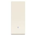 VIMAR - Invertitore 1P 10Ax Allineato Canapa Illuminabile Tasto Sostituibile Max 100 W Lampade Alimentatore Integrato 30012.C