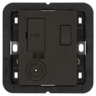 VIMAR - UNITA DI CONNESSIONE 13A INTERR. NERO 30049.LG