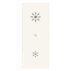 VIMAR - Dimmer universale stand alone 230V bianco, taglio di fase, per lampade incandescenza, CFL, LED, comando ON/OFF, regolazione intensità minima.