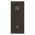 VIMAR - Dimmer universale stand alone 230V nero, taglio di fase, per lampade 40-400W, LED 3-200W, comando ON/OFF, regolazione intensità, individuazione al buio.
