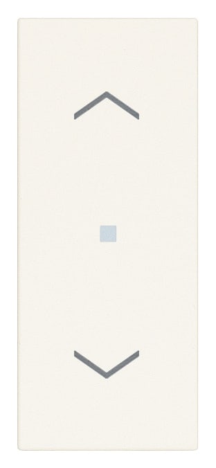 VIMAR - Commutatore Elettronico Centralizzabile per Tapparelle con Uscite a Relè 0,6-2A 220-240V Bianco con Orientamento Lamelle e Memorizzazione Posizione 30196.B