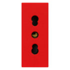 VIMAR - PRESA 2P+T 16A P17/11 ROSSO 30203.R