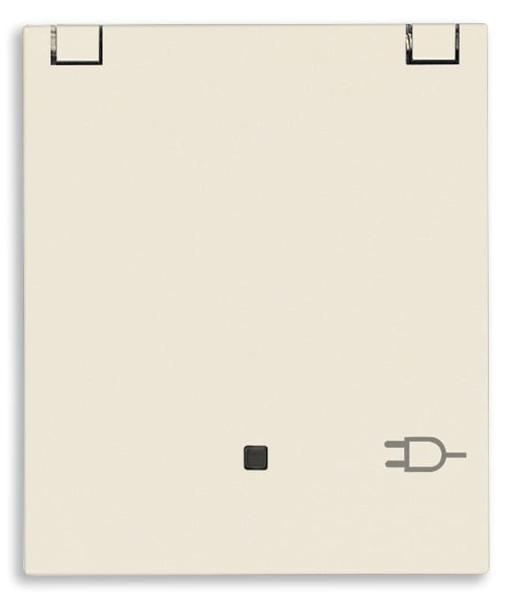 VIMAR - Presa Sicury 2P+T 16A con Coper. Canapa - Standard Tedesco Illuminabile, 2 Moduli 30208.CC