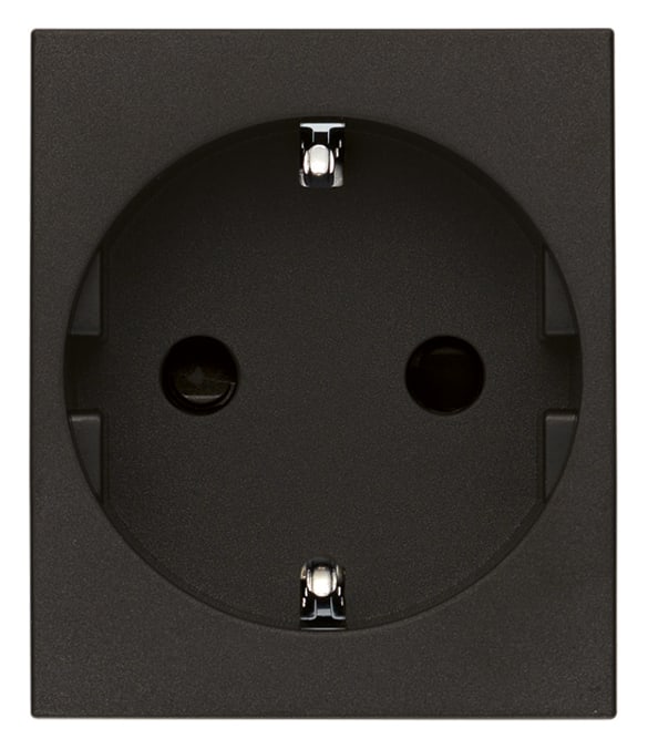 VIMAR - PRESA SICURY 2P+T 16A TEDESCO NERO