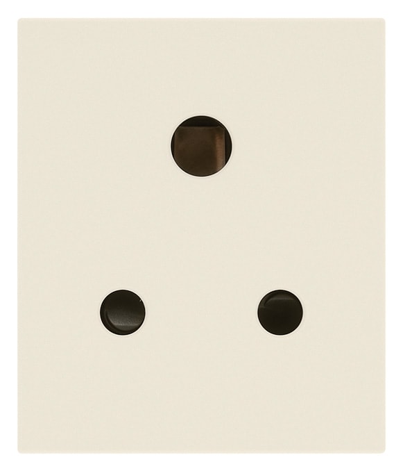 VIMAR - PRESA SICURY 2P+T 5A INGLESE CANAPA 30214.C