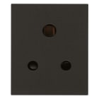 VIMAR - PRESA SICURY 2P+T 5A INGLESE NERO 30214.G