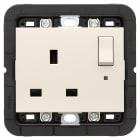 VIMAR - PRESA 2P+T 13A INGLESE INTERR. CANAPA 30221.C