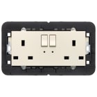 VIMAR - 2 PRESE 2P+T 13A INGLESE INTERR. CANAPA