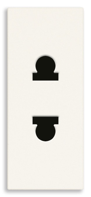 VIMAR - PRESA SICURY 2P 16A USA+EU BIANCO 30234.B