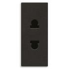 VIMAR - PRESA SICURY 2P 16A USA+EU NERO 30234.G