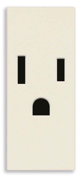 VIMAR - PRESA SICURY 2P+T 15A USA CANAPA