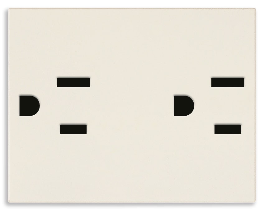 VIMAR - DUE PRESE SICURY 2P+T 15A USA CANAPA 30243.C