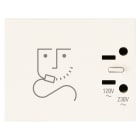 VIMAR - PRESA PER RASOIO 230V BIANCO