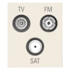 VIMAR - PRESA TV-FM-SAT DIRETTA 3 USCITE CANAPA 30303.C