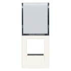 VIMAR - Adattatore RJ45 bianco per connettori AMP Tyco Jack linea 110 toolless Jack MTRJ Lucent Avaya Systimax MPS100 MGS200 MGS300 MGS400 MGS500. 30338.CB