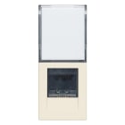 VIMAR - Presa Rj45 Netsafe Cat6 Utp - Connettore Non Schermato, Cablaggio Universale T568A/B, 8 Contatti, Morsetti Ad Incisione D'Isolante, Canapa 30339.13C