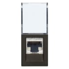 VIMAR - Presa Rj45 Cat6A Ftp Nero - Connettore Netsafe Cat. 6A, Schermata, Cablaggio Universale T568A/B, 8 Contatti, Morsetti Ad Incisione D'Isolante 30339.16G