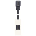 VIMAR - Presa HDMI 2.1B con cavo a 90° bianco - Standard Keystone, Uscita cavo a 90° 30346.HB