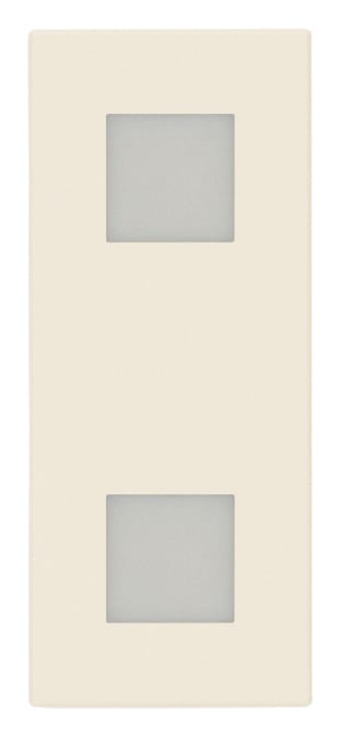 VIMAR - DOPPIA SPIA DIFFUSORE NEUTRO CANAPA 30388.C