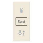 VIMAR - Commutatore 1P 10Ax Mur/Dnd 1M Canapa con Simboli Do Not Disturb e Make Up Room, Fornito con Unità di Segnalazione LED Rosso e Verde 110-250V~ 30408.C