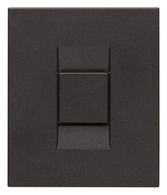 VIMAR - Sensore Elettronico Umidità Nero Attivo 1 Uscita 0-10 V 4-20 Ma Alimentazione 12/24V 2 Moduli Integrabile Sistema Domotico By-Me Tramite 01467 30433.G