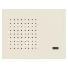 VIMAR - Sirena Da Interno By-Alarm Plus con 2 Suonerie, Volume Beep Regolabile e Segnalazione Allarme a Led Rosso - Canapa, 3 Moduli