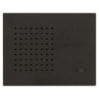 VIMAR - Sirena Da Interno Nero By-Alarm Plus, 2 Suonerie Selezionabili, Volume Beep, Led Rosso - 3 Moduli