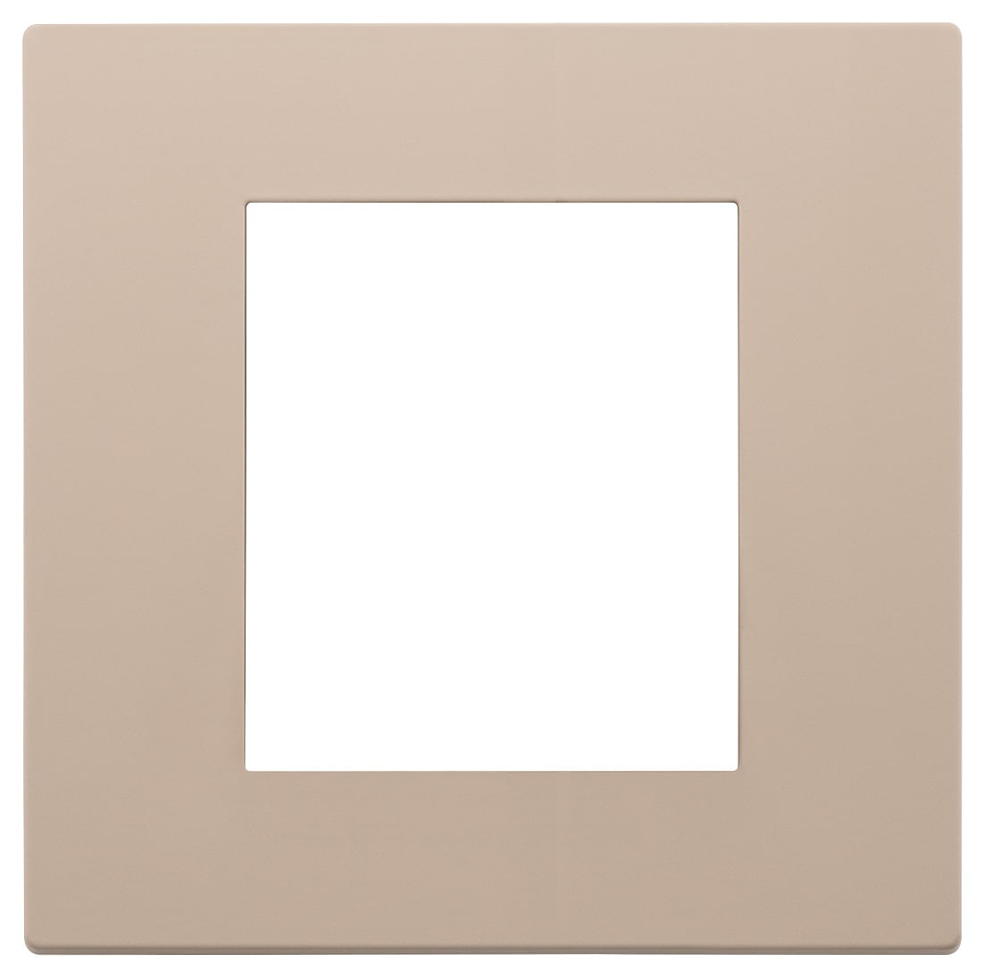 VIMAR - Placca 2 Moduli Tecnopolimero Verniciato Argilla 30642.21