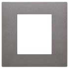 VIMAR - Placca 2 Moduli in Tecnopolimero Verniciato Metal 30642.22