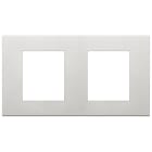 VIMAR - PLACCA 4M (2+2)INT71 ARGENTO 30643.20