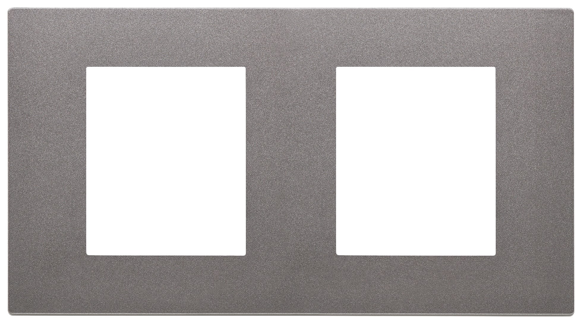 VIMAR - PLACCA 4M (2+2)INT71 METAL 30643.22